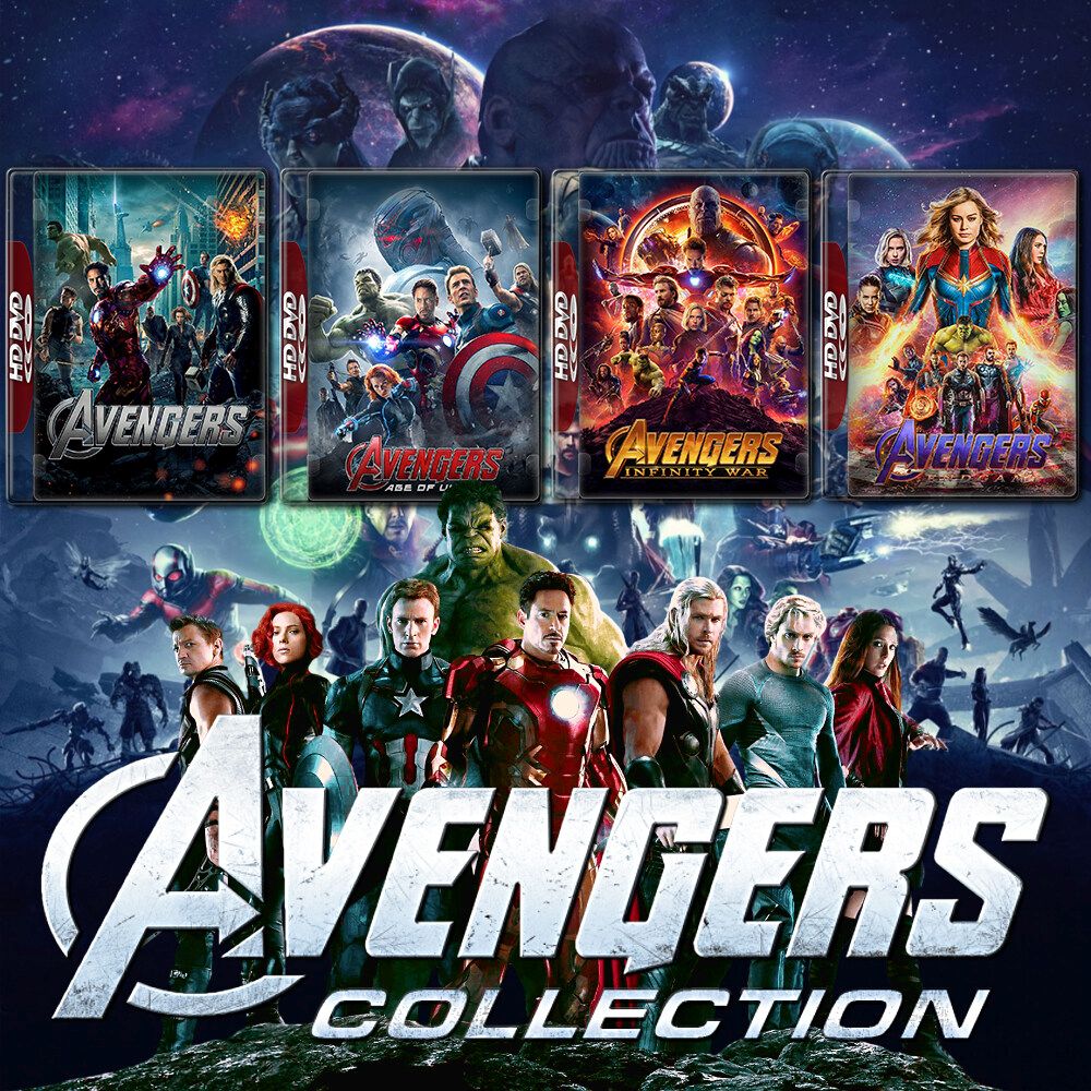 The Avengers ดิ อเวนเจอร์ส ภาค 1-4 4K หนัง มาสเตอร์ พากย์ไทย