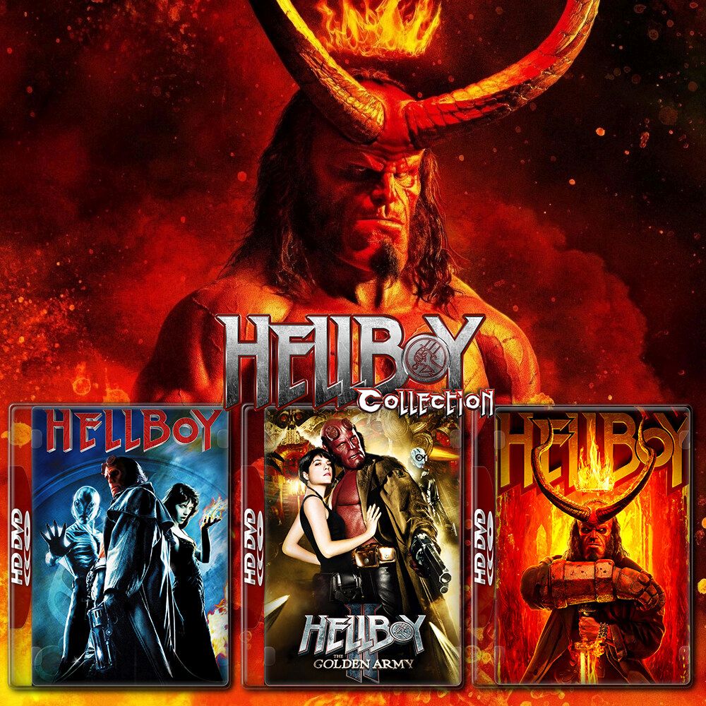 Hellboy เฮลล์บอย ฮีโร่พันธุ์นรก ภาค 1-3 4K หนัง มาสเตอร์ พากย์ไทย