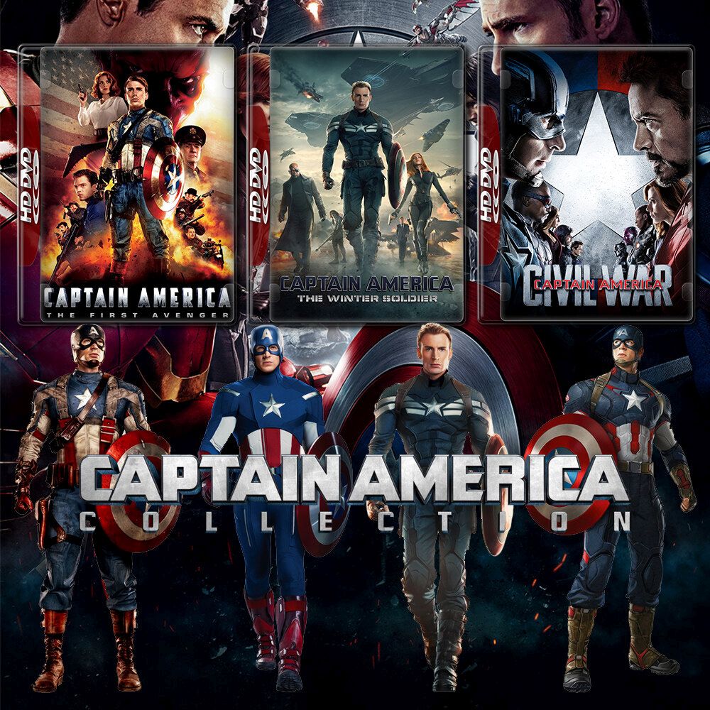 Captain America กัปตัน อเมริกา ภาค 1-3 4K หนัง มาสเตอร์ พากย์ไทย