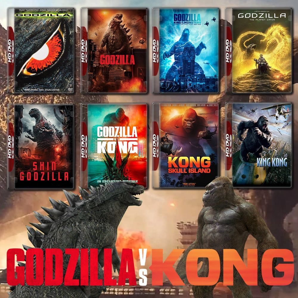 Godzilla and King Kong ครบทุกภาค 4K Master พากย์ไทย