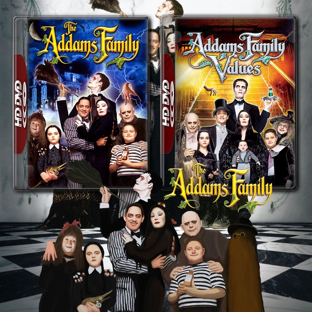 The Addams Family Movie อาดัมส์ แฟมิลี่ ตระกูลนี้ผียังหลบ 1-2 (1991/1993) Bluray หนัง มาสเตอร์ พากย์ไทย