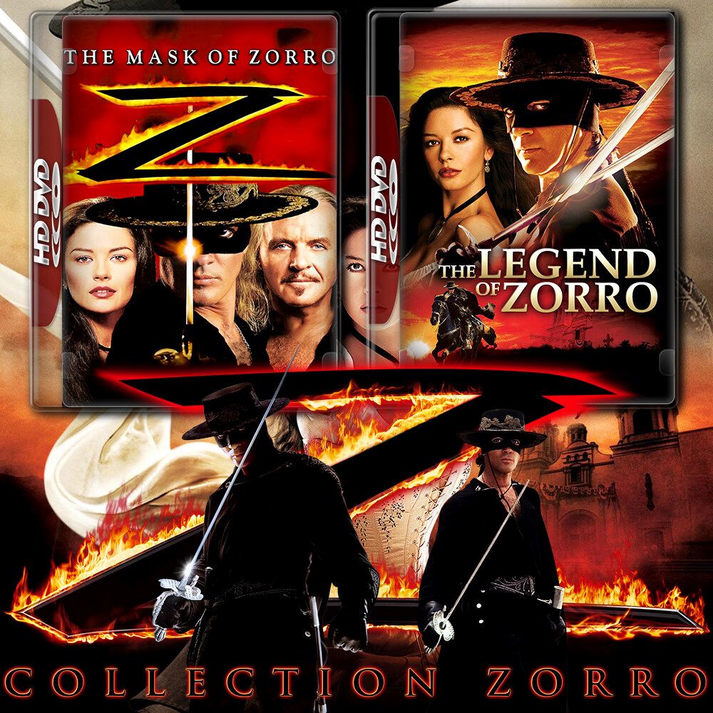 Zorro หน้ากากโซโร ภาค 1-2 Bluray หนัง มาสเตอร์ พากย์ไทย