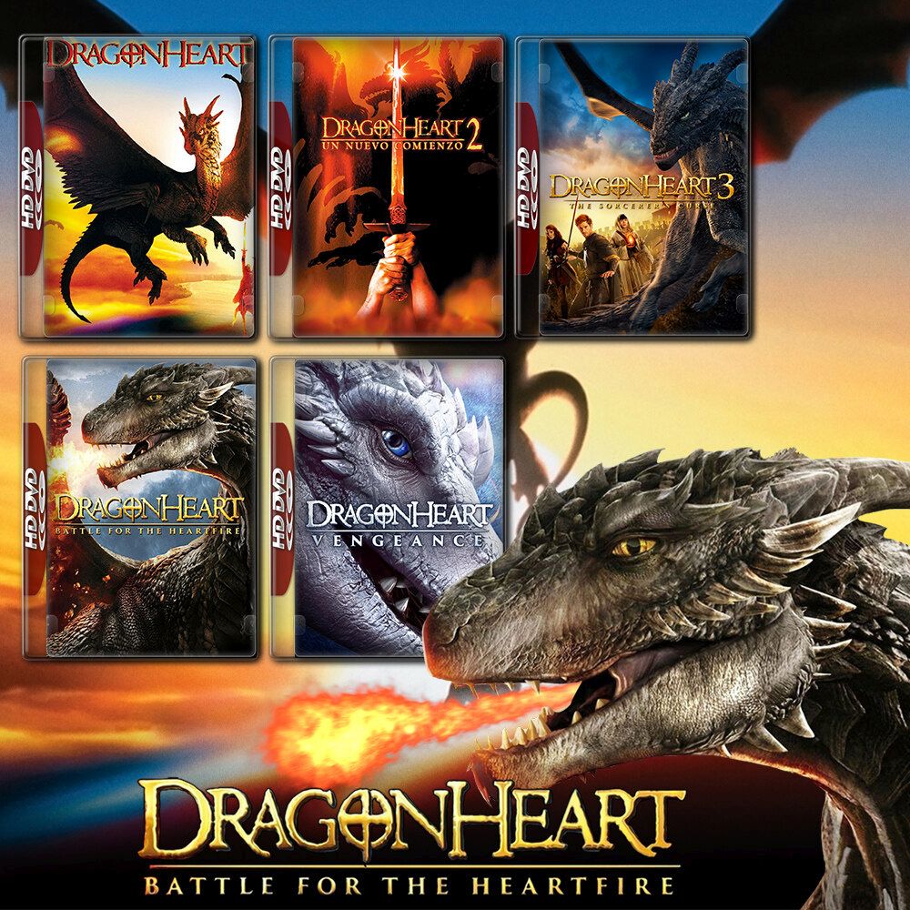 Dragonheart มังกรไฟหัวใจเขย่าโลก ภาค 1-5 Bluray หนัง มาสเตอร์ พากย์ไทย