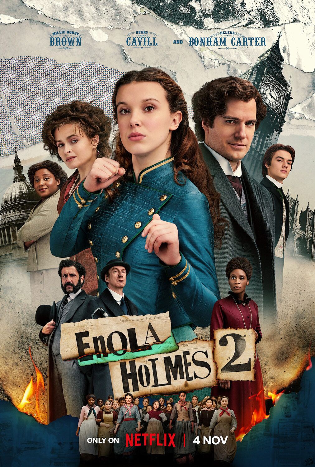 Enola Holmes เอโนลา โฮล์มส์ (2020-2022) Bluray หนัง มาสเตอร์ พากย์ไทย