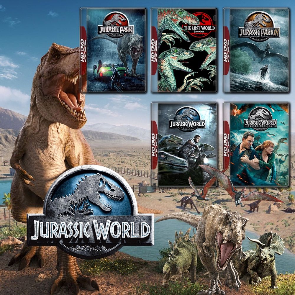 Jurassic Park 1-2-3 and Jurassic World 1-3 Bluray Master พากย์ไทย