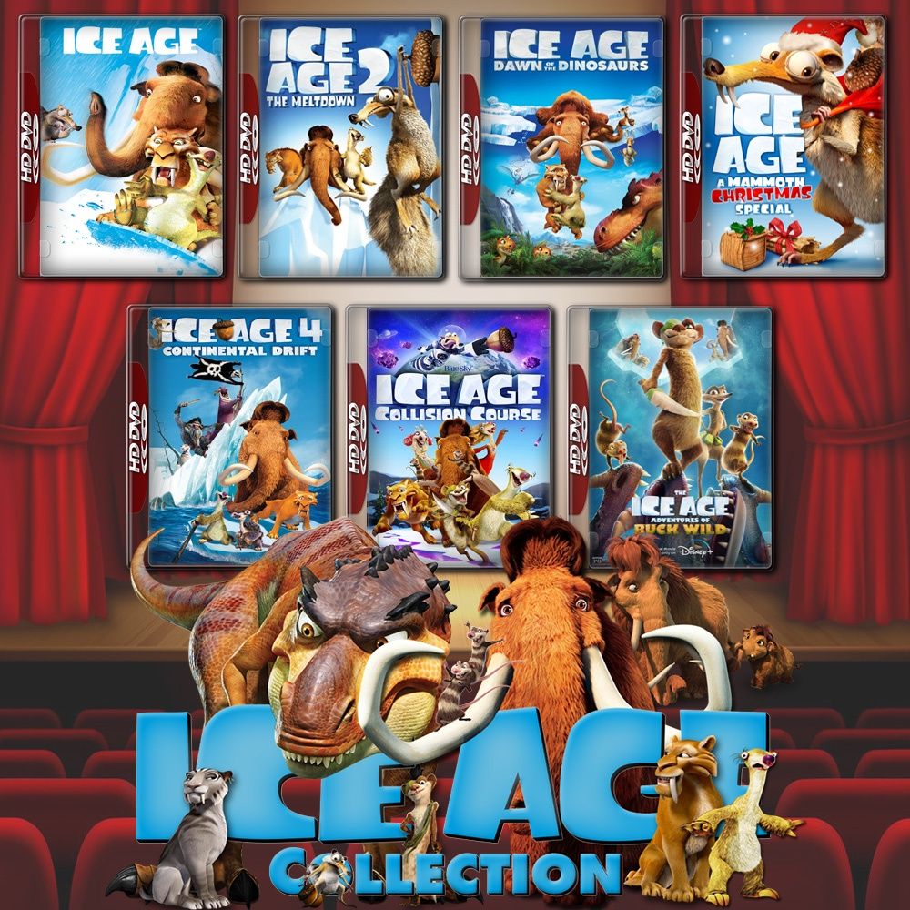 ICE AGE ไอซ์เอจ เจาะยุคน้ำแข็งมหัศจรรย์ ภาค 1-7 Bluray Master พากย์ไทย