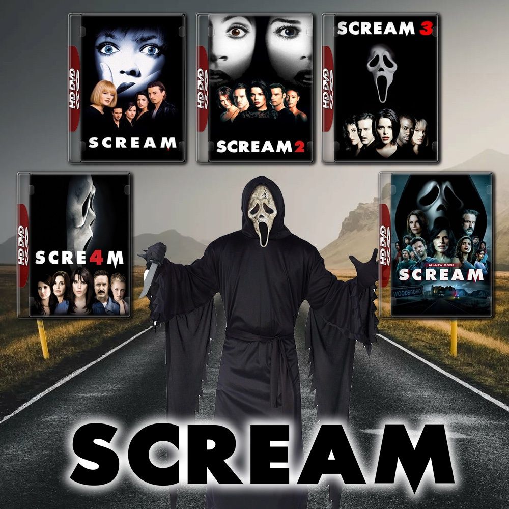 SCREAM สครีม หวีดสุดขีด ภาค 1 - 5 Bluray Master พากย์ไทย