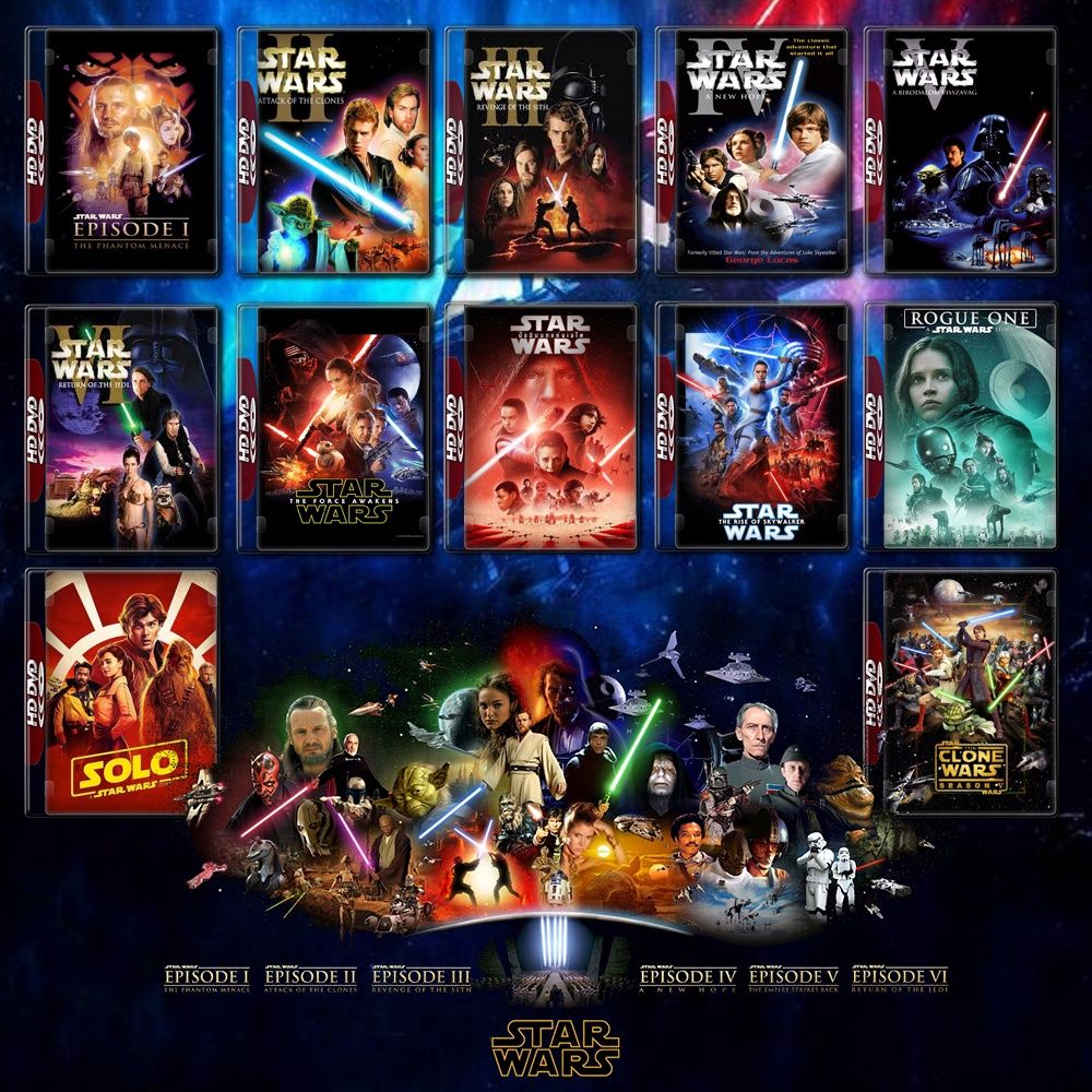 Star Wars ทั้งหมด 11 ภาค Bluray Master พากย์ไทย