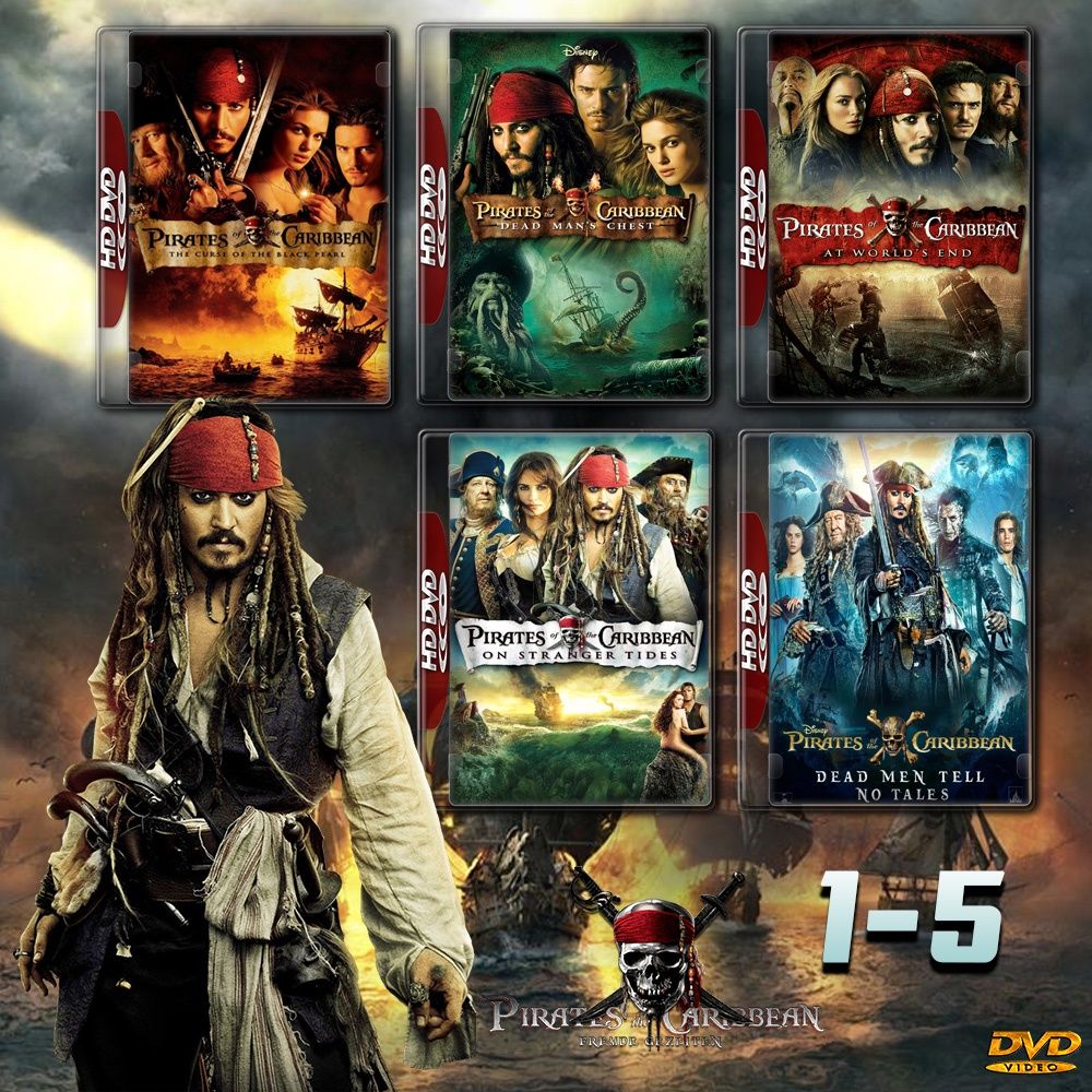 Pirates of the Caribbean ครบ 5 ภาค Bluray Master พากย์ไทย