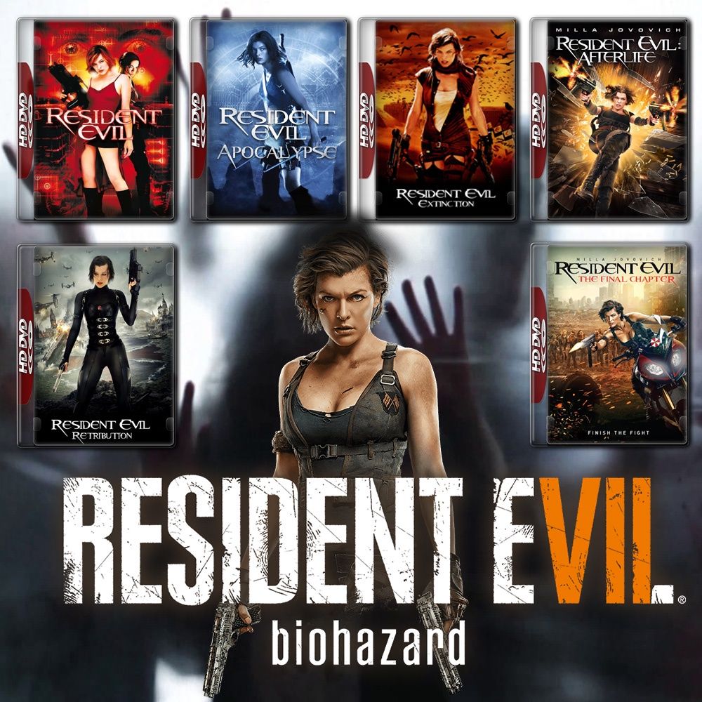 Resident Evil ผีชีวะ ครบ ภาค 1-6 Bluray Master พากย์ไทย