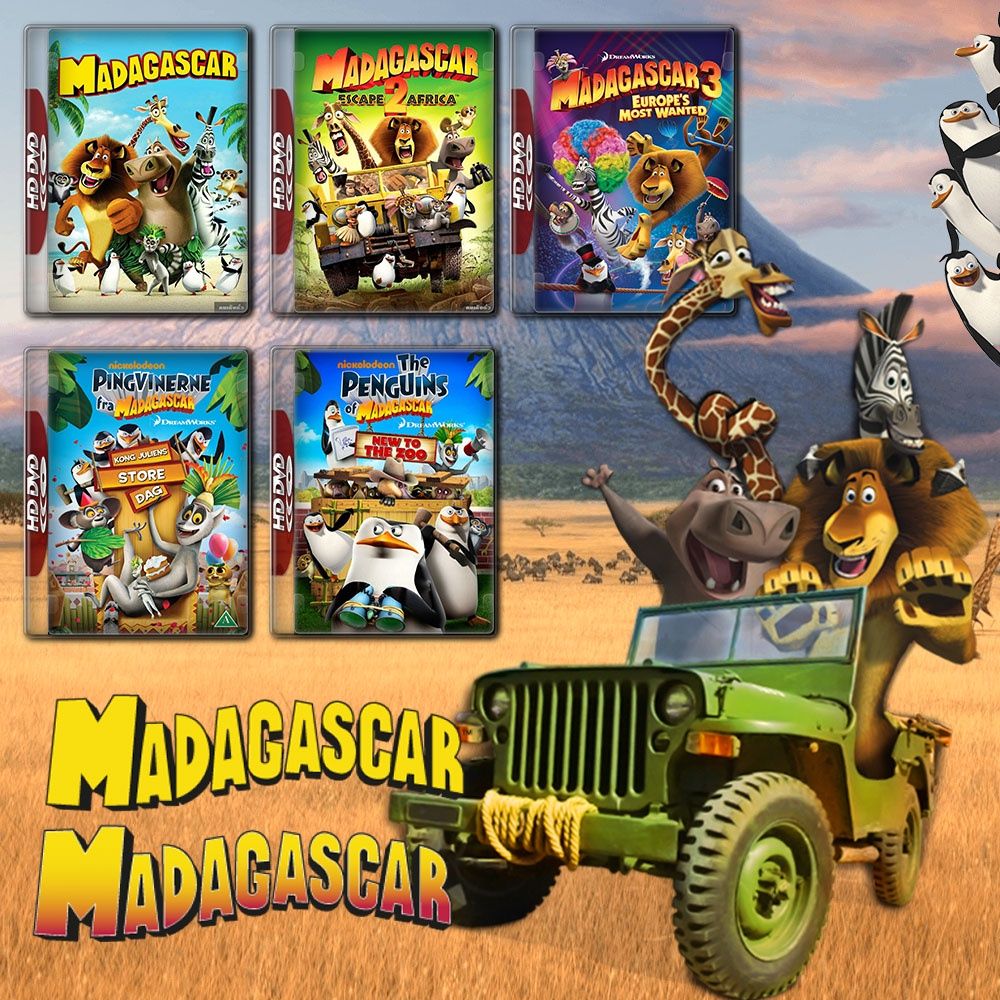 MADAGASCAR ครบทุกภาค Bluray Master พากย์ไทย