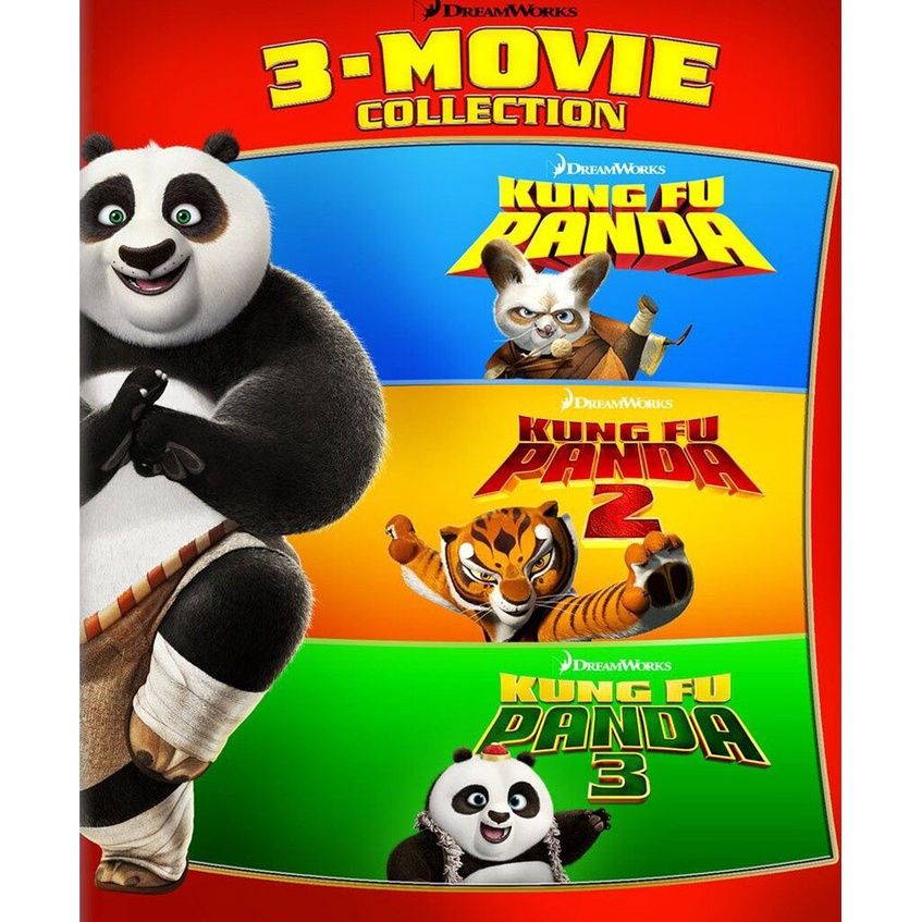 KUNG FU PANDA กังฟูแพนด้า จอมยุทธ์พลิกล็อค ช็อคยุทธภพ ภาค 1-3 Bluray Master พากย์ไทย