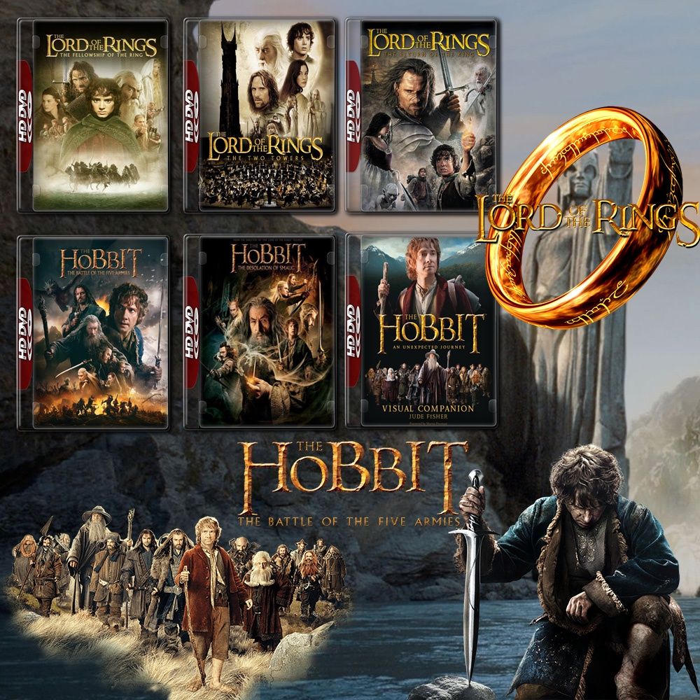 Lord of The Rings ภาค 1-3 + The Hobbit ภาค 1-3 Bluray Master พากย์ไทย