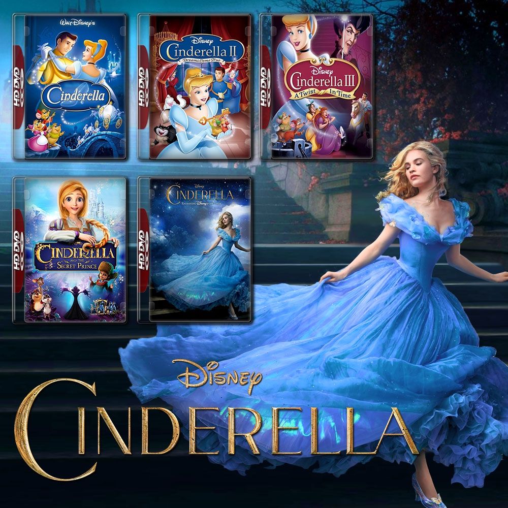 Cinderella หนังและการ์ตูนครบทุกภาค Bluray Master พากย์ไทย