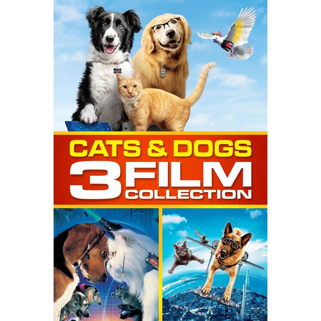 CATS and DOGS แคทส์ แอนด์ ด็อกส์ สงครามพยัคฆ์ร้ายขนปุย ภาค 1-3 Bluray Master พากย์ไทย