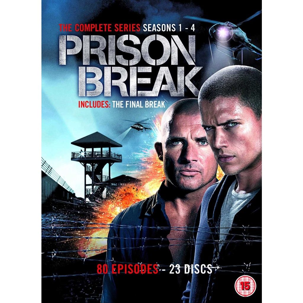 PRISONBREAK แผนลับแหกคุกนรก SEASON 1-4 +1ภาคพิเศษ Bluray Master พากย์ไทย