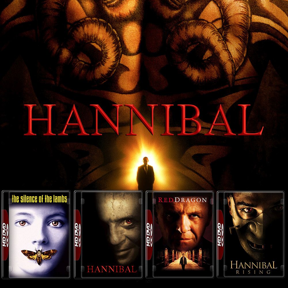 Hannibal ฮันนิบาล ภาค 1-4 DVD หนัง มาสเตอร์ พากย์ไทย