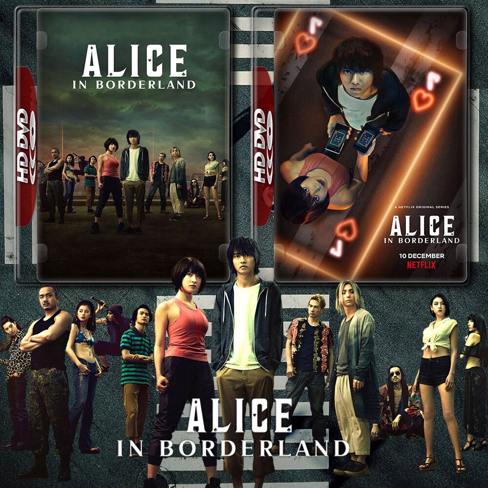 Alice in Borderland อลิซในแดนมรณะ Season 1-2 DVD หนังใหม่ มาสเตอร์ พากย์ไทย (ปีละ 3 แผ่น)