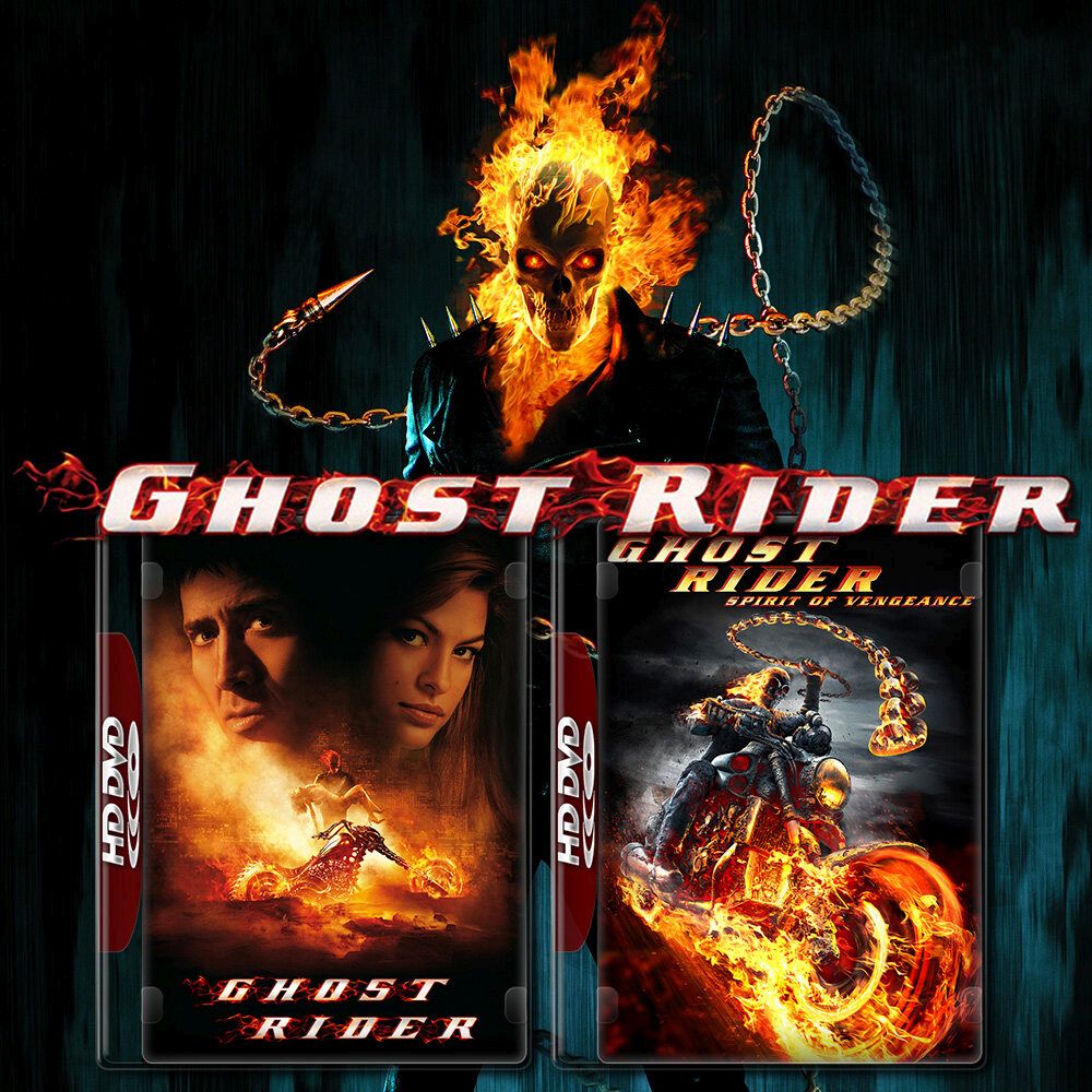 Ghost Rider โกสต์ ไรเดอร์ ภาค 1-2 DVD หนัง มาสเตอร์ พากย์ไทย