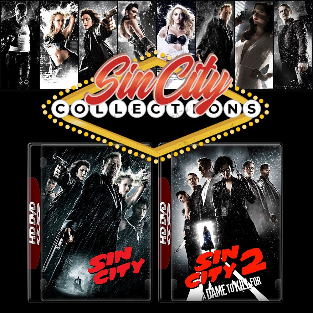 Sin City ซินซิตี้ เมืองคนตายยาก ภาค 1-2 DVD หนัง มาสเตอร์ พากย์ไทย