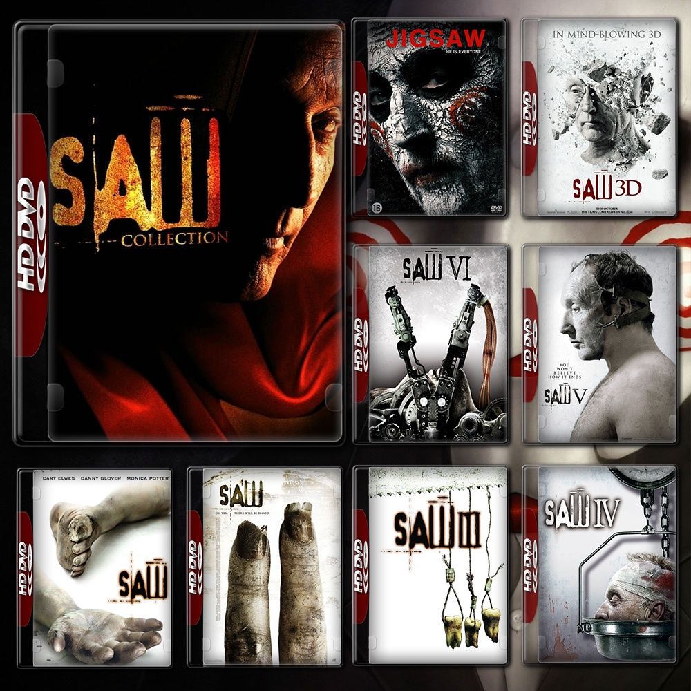 SAW เกมตัดต่อตาย ภาค 1-8 DVD Master พากย์ไทย