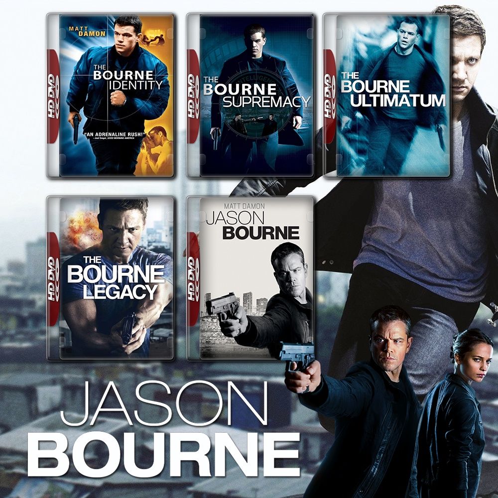 The Bourne ภาค 1-5 DVD Master พากย์ไทย