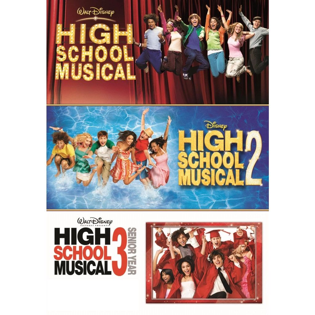 High School Musical มือถือไมค์ หัวใจปิ๊งรัก ภาค 1-3 DVD Master พากย์ไทย