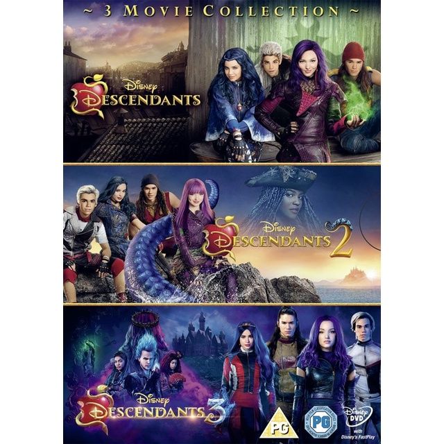 Descendants เดสเซนแดนท์ส รวมพลทายาทตัวร้าย ภาค 1-3 DVD Master พากย์ไทย