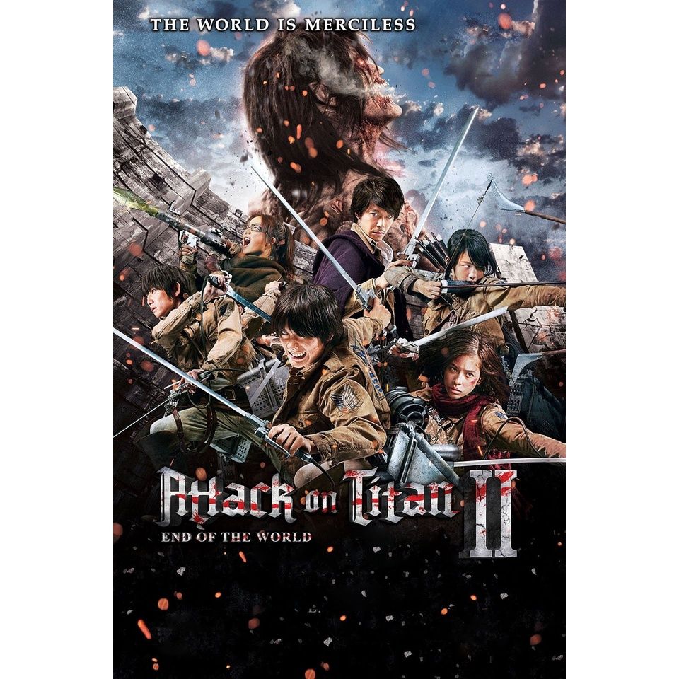 Attack on Titan ผ่าพิภพไททัน ภาค 1-2 DVD Master พากย์ไทย