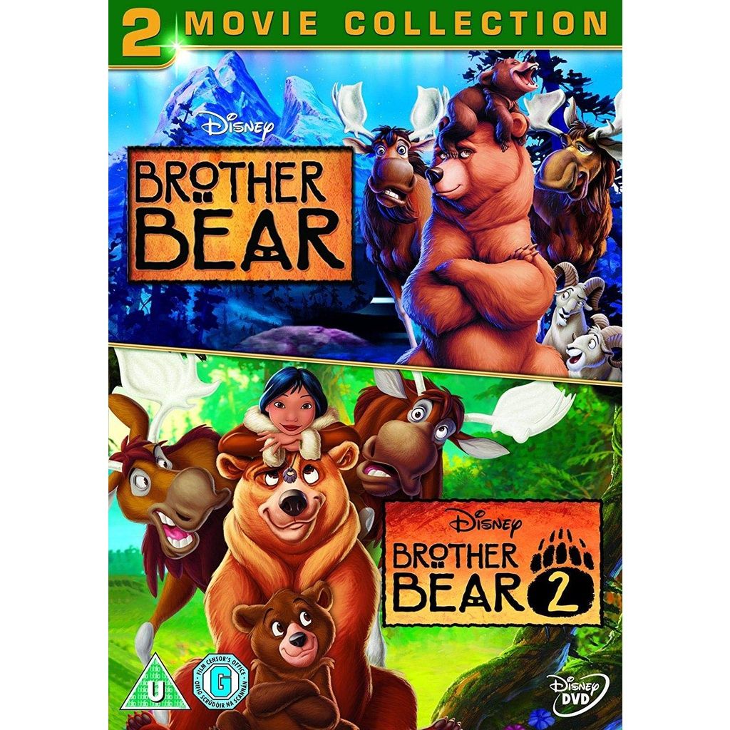 BROTHER BEAR บราเทอร์เเบร์ มหัศจรรย์หมีผู้ยิ่งใหญ่ ภาค 1-2 DVD Master พากย์ไทย