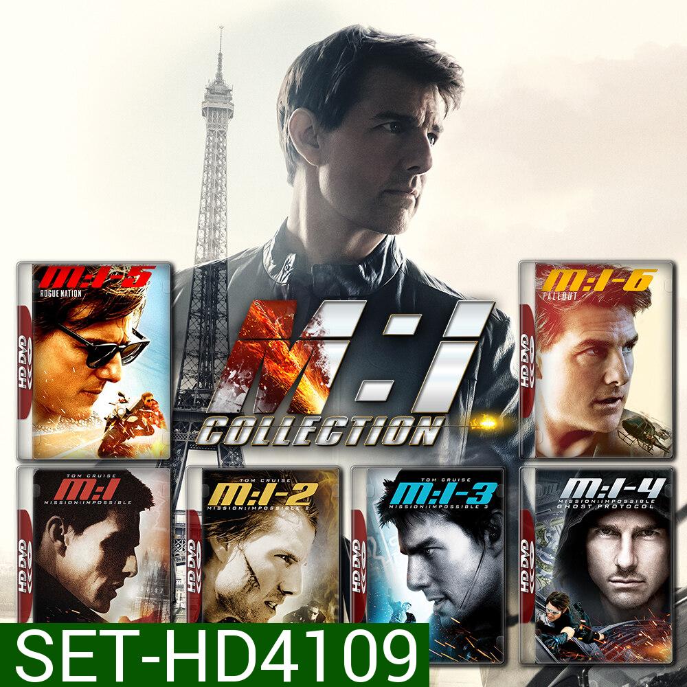 Mission Impossible มิชชั่นอิมพอสซิเบิ้ล ภาค 1-6 DVD หนัง มาสเตอร์ พากย์ไทย