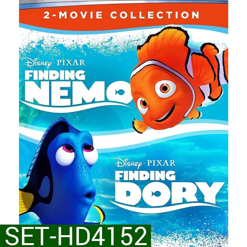 FINDING NEMO นีโม ปลาเล็กหัวใจโต๊โต and Finding Dory ผจญภัยดอรี่ขี้ลืม DVD Master พากย์ไทย