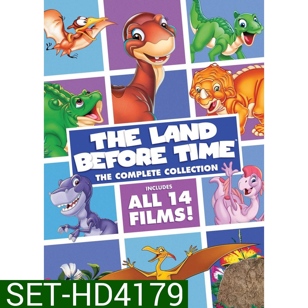 The Land Before Time ญาติไดโนเสาร์เจ้าเล่ห์ 1-14 ( 1988-2016 ) DVD Master พากย์ไทย