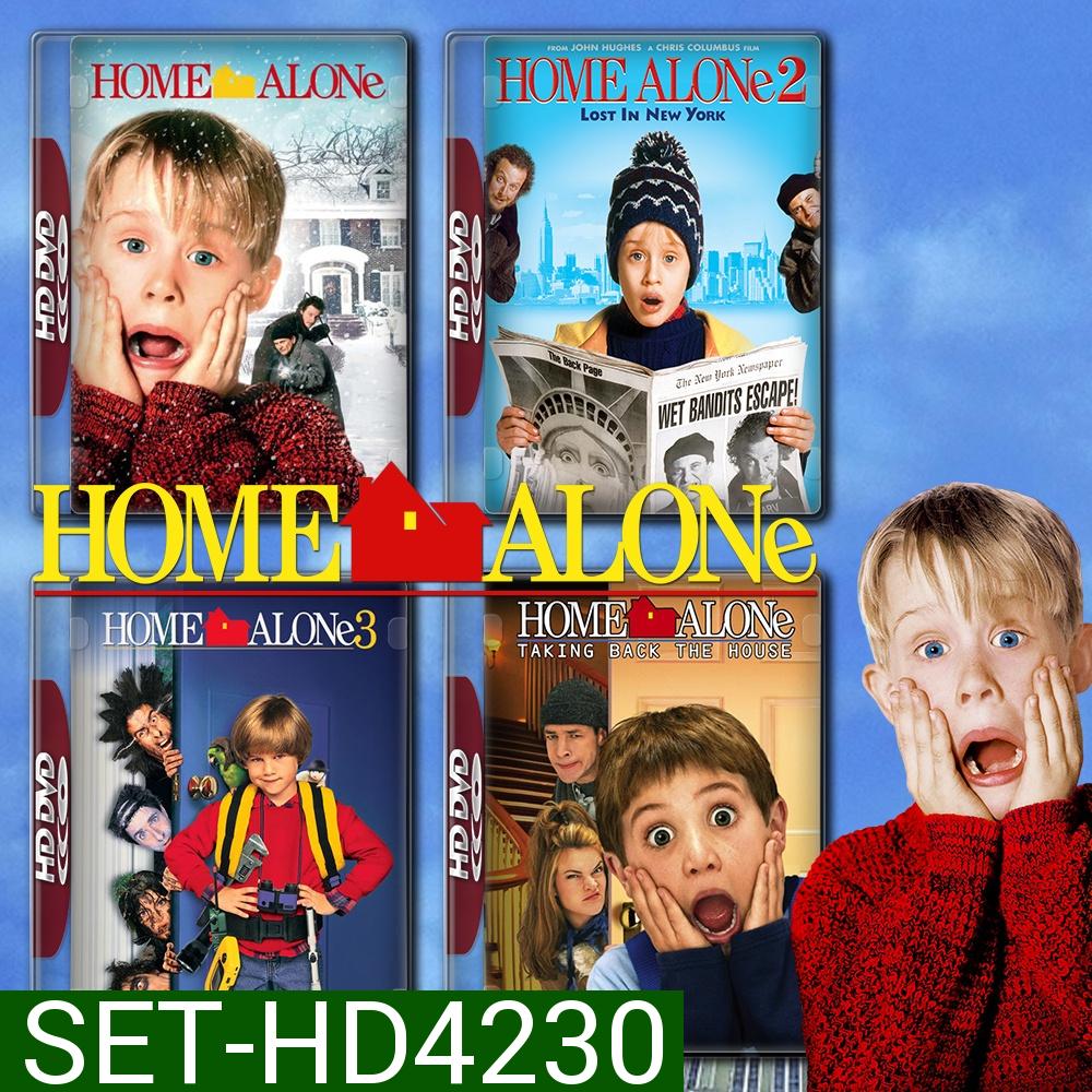 Home Alone โดดเดี่ยวผู้น่ารัก ภาค 1-4 DVD Master พากย์ไทย