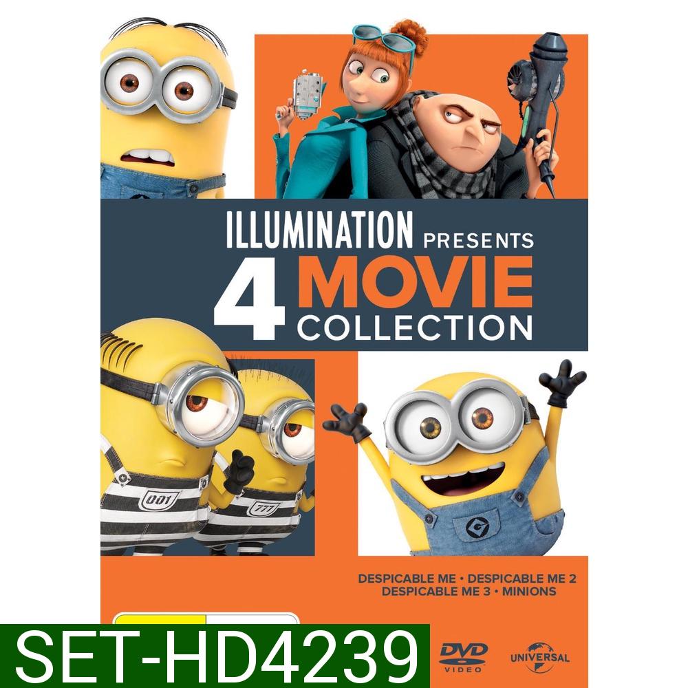 Despicable Me มิสเตอร์แสบ ร้ายเกินพิกัด ภาค 1-3 DVD Master พากย์ไทย