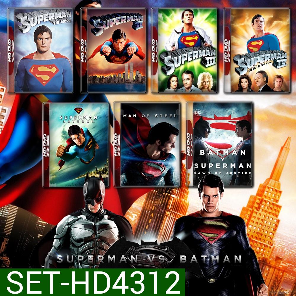 SUPERMAN ทุกภาค DVD Master พากย์ไทย