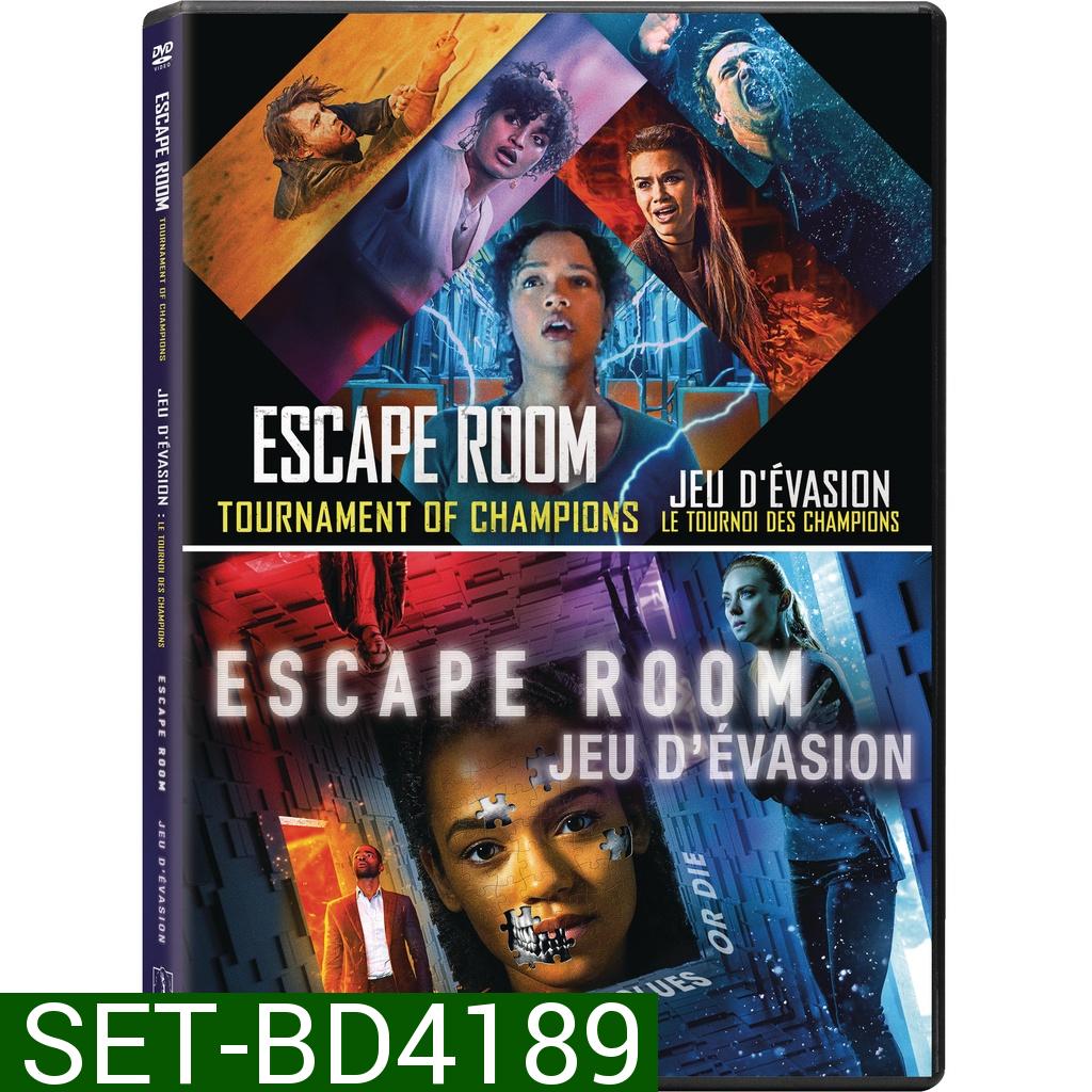 Escape Room 1-2 Collection กักห้อง เกมโหด 1-2 Bluray