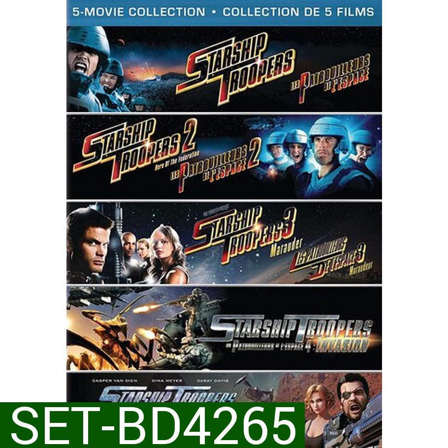 Starship Troopers สงครามหมื่นขาล่าล้างจักรวาล ภาค 1-5 Bluray Master พากย์ไทย