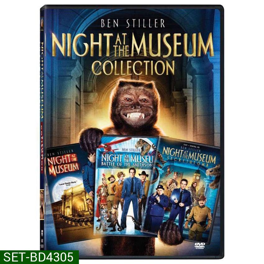 Night At The Museum ไนท์ แอท เดอะ มิวเซียม ภาค 1-3 Bluray Master พากย์ไทย