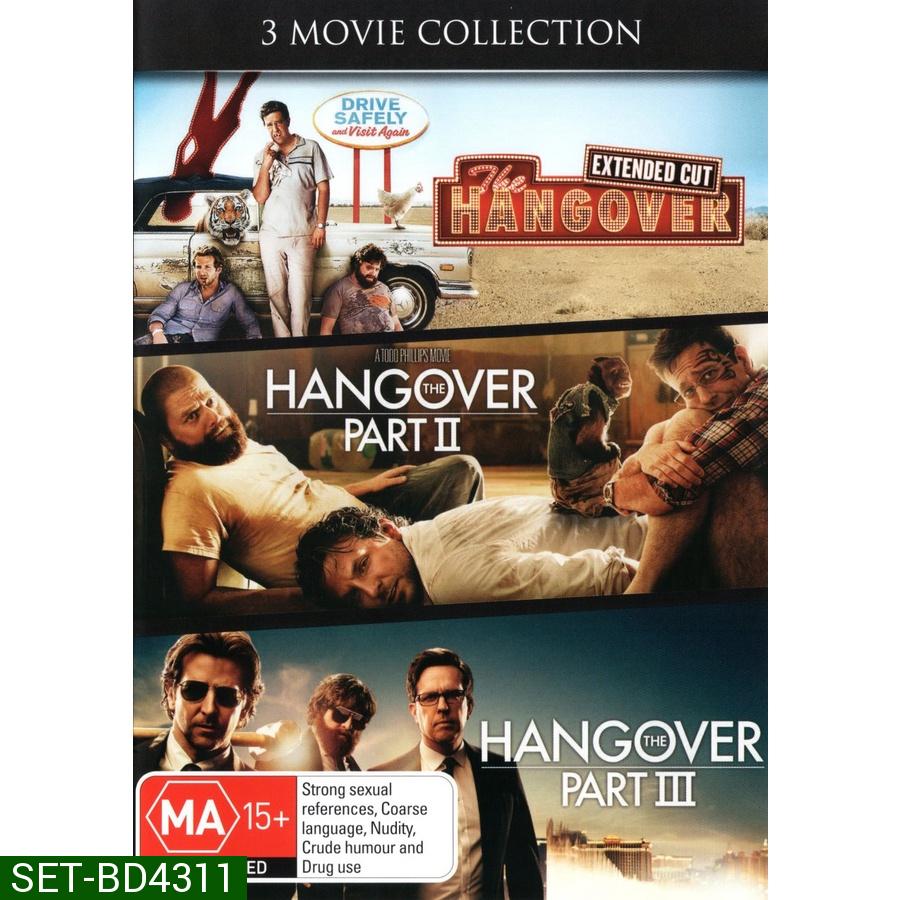 The Hangover เดอะ แฮงค์โอเวอร์ ภาค 1-3 Bluray Master พากย์ไทย