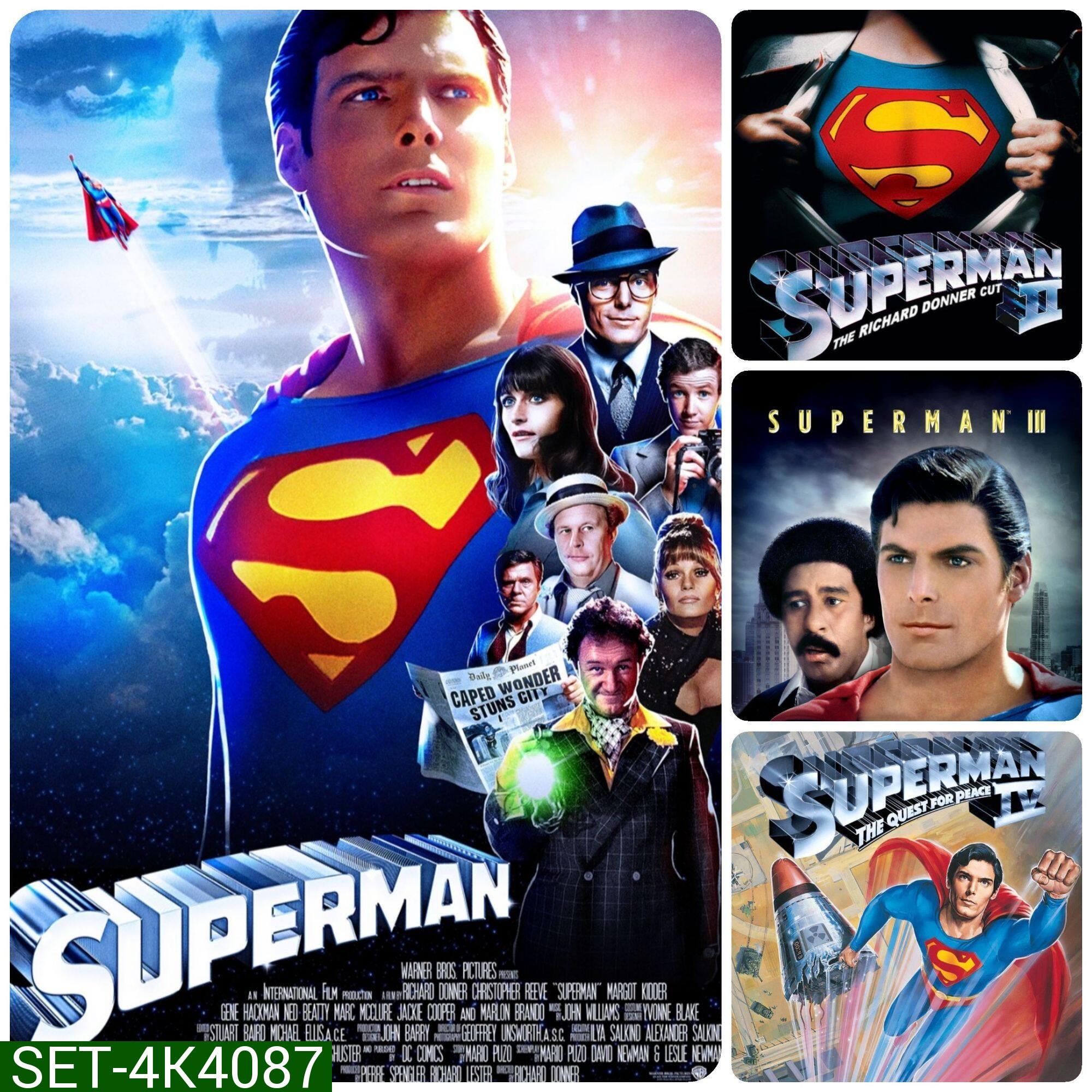 Superman 4K หนังราคาถูก พากย์ไทย/อังกฤษ/มีซับไทย มีเก็บปลายทาง