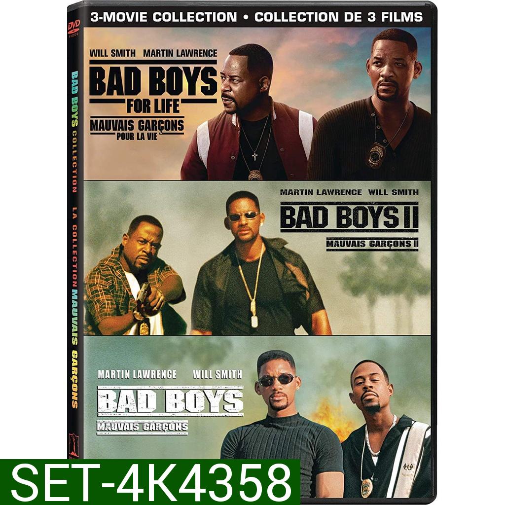 BAD BOYS แบดบอยส์ คู่หูขวางนรก ภาค 1-3 4K Master พากย์ไทย