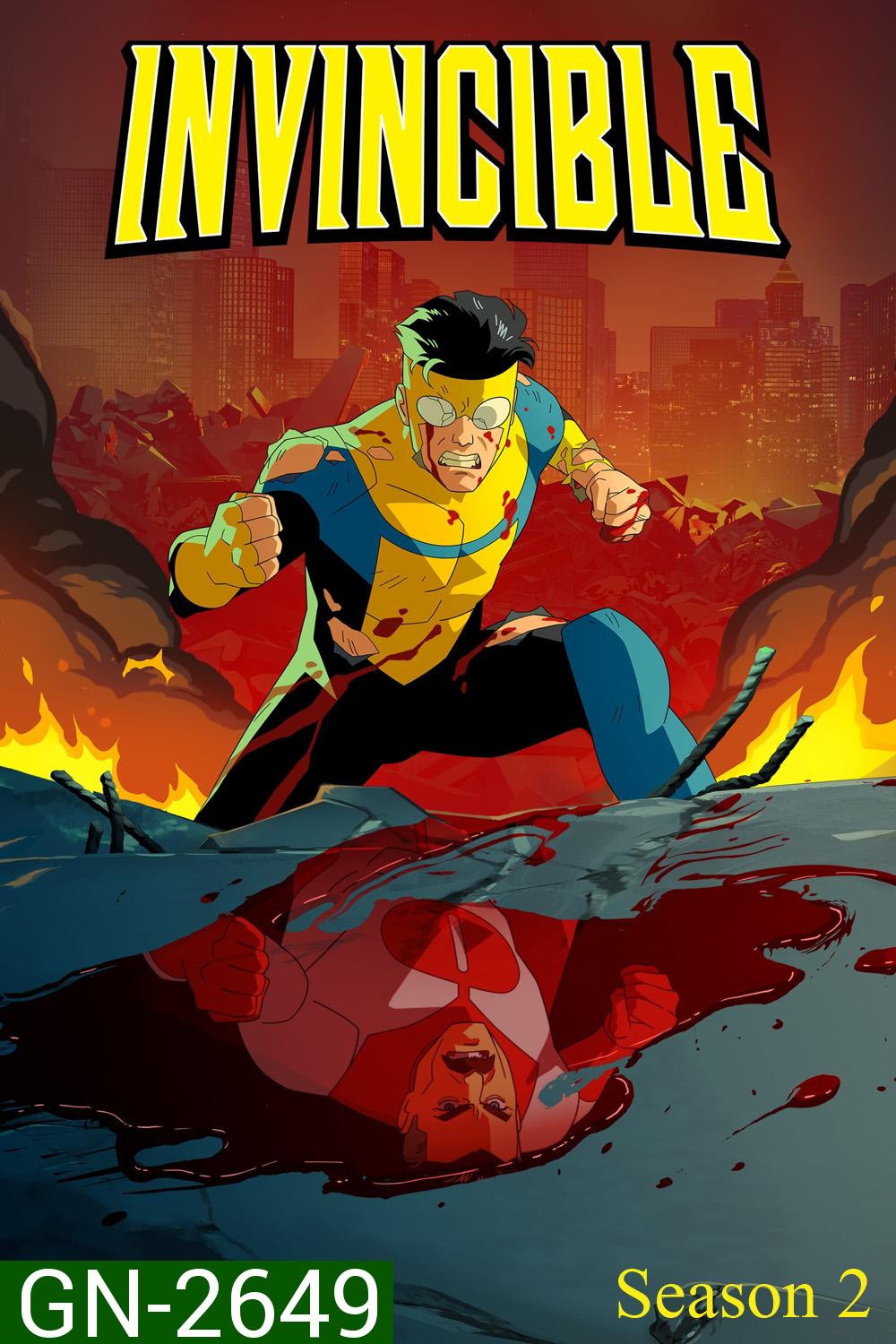 Invincible Season 2 ยอดมนุษย์อินวินซิเบิล (2023) 8 ตอน