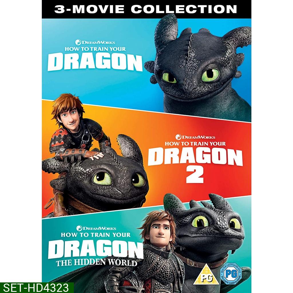 How to Train Your Dragon อภินิหารไวกิ้งพิชิตมังกร ภาค 1-3 DVD Master พากย์ไทย