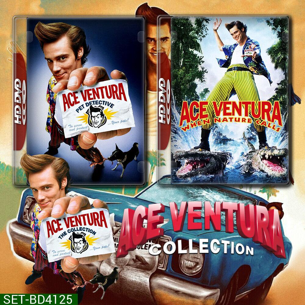 Ace Ventura เอซ เวนทูร่า 1-2 (1994/1995) Bluray หนัง มาสเตอร์ พากย์อังกฤษ